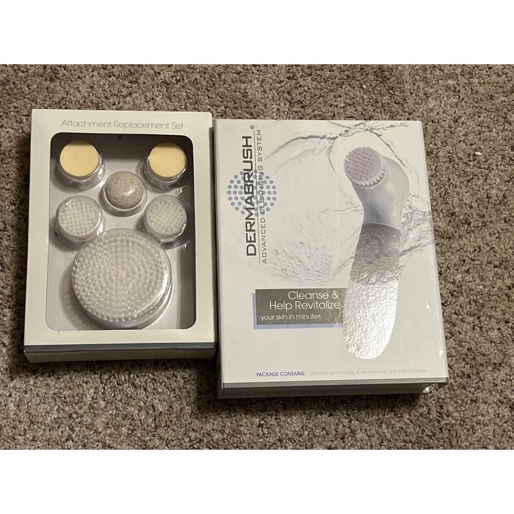 Dermabrush Advanced Cleansing System& Attachment Rreplacement Sset